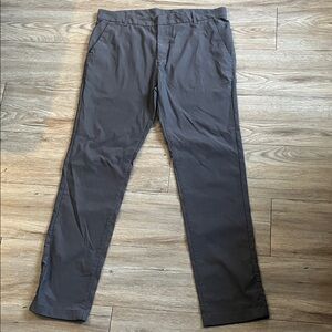 Men's Charcoal Casual Pants - Comfortable Everyday Trousers